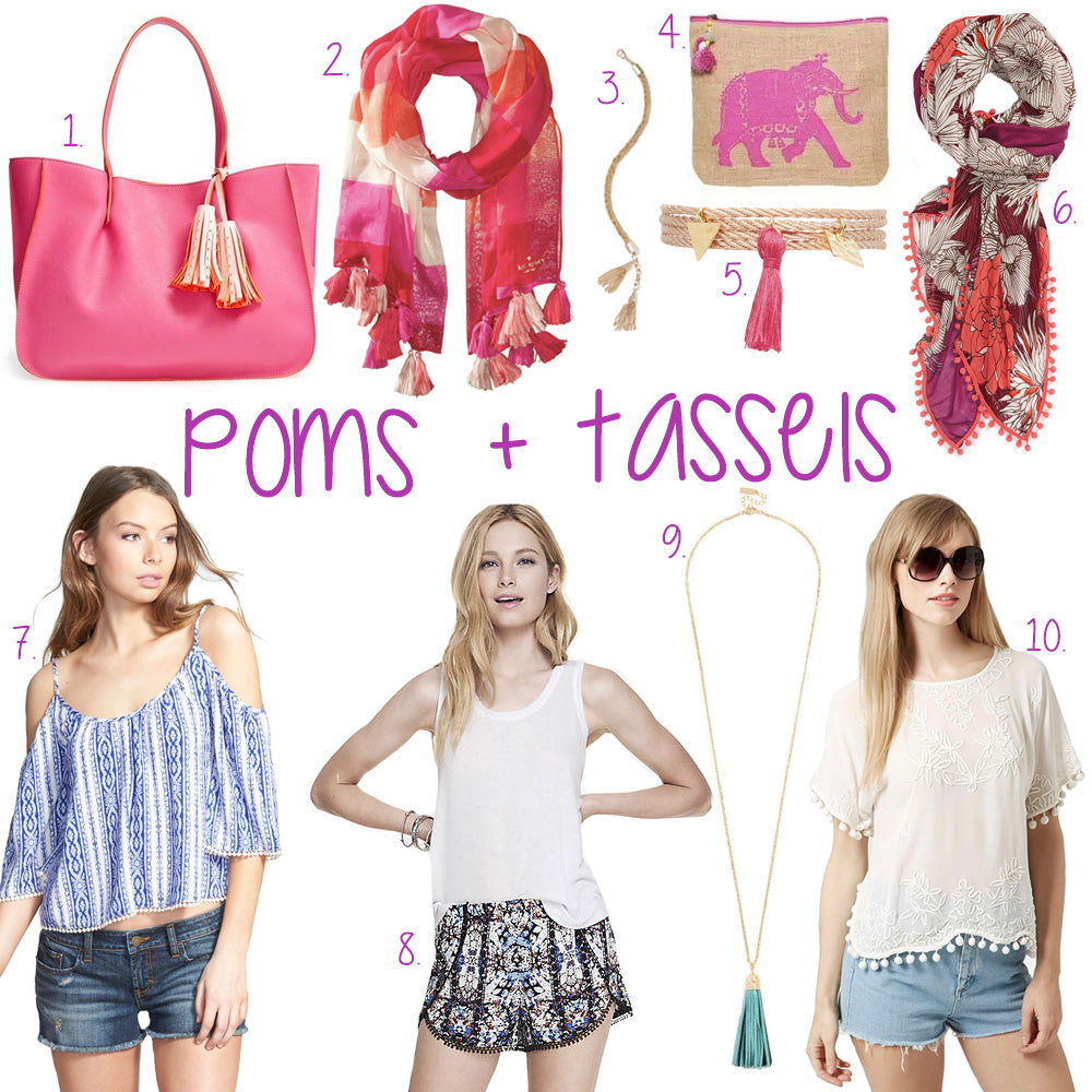Currently Trending: Poms & Tassels